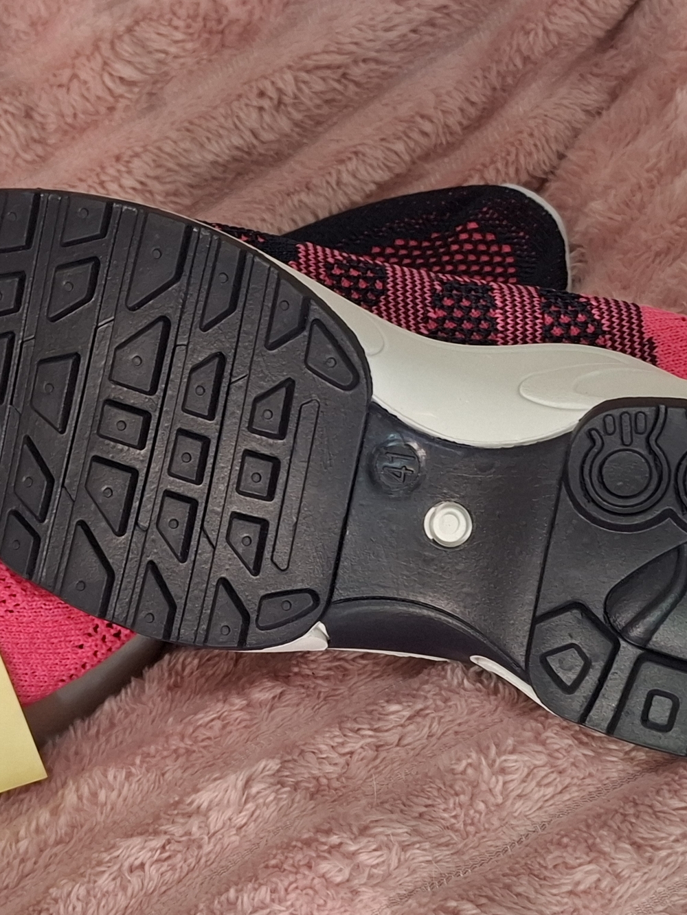 ME Makeover Essentials Women's Pink and Navy Athletic Sneakers - Picture 4 of 8